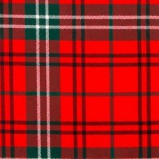 Morrison Red Modern 16oz Tartan Fabric By The Metre